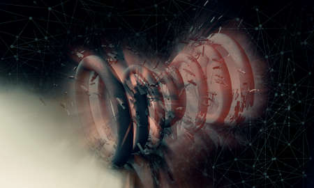 3D rendering of abstract technology concept