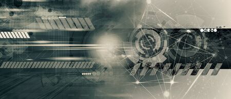 Abstract technology concept background