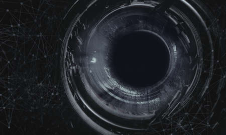 Technology concept background ready for presentationの写真素材