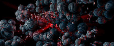3D rendering of abstract technology concept background