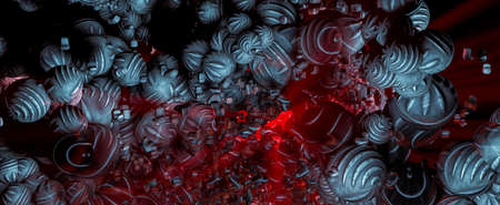 3D rendering of abstract technology concept background