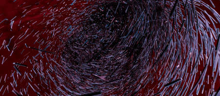 3D rendering of abstract technology concept background