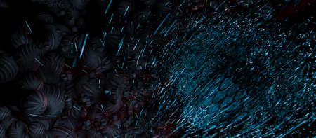3D rendering of abstract technology concept background