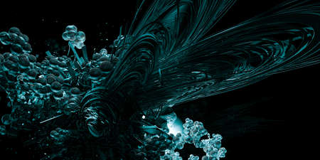 3D rendering of abstract technology concept background