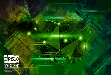 Vector of abstract technology concept backgroundのイラスト素材