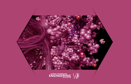 Technology concept background ready for presentation, vector