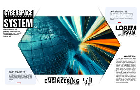 Technology concept background ready for presentation, vectorのイラスト素材