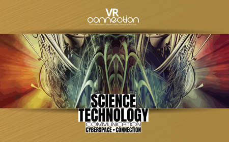 Abstract technology concept background ready for presentation, vector