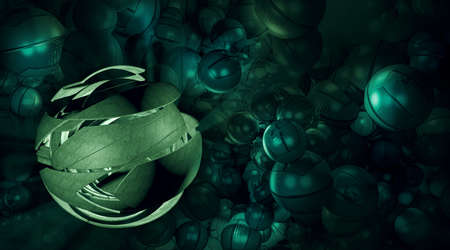 3D rendering of abstract technology concept background