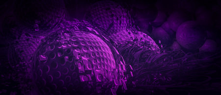 Innovation technology background Hi-tech communication conceptの写真素材