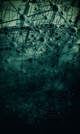 3D rendering of abstract technology concept background