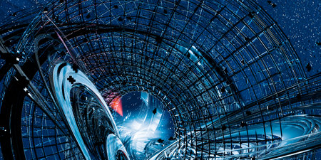 3D rendering of abstract technology concept