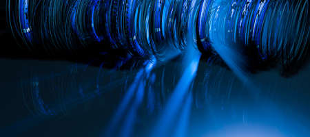 3D rendering of abstract technology conceptの写真素材