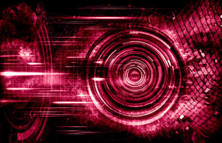 3D rendering of abstract technology concept