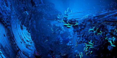 Abstract technical background, Hi-tech communication concept