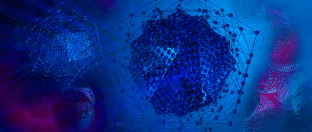 Abstract technology concept background ready for presentationの写真素材