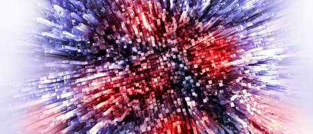 3d illustartion of innovation technology background, Hi-tech communication concept