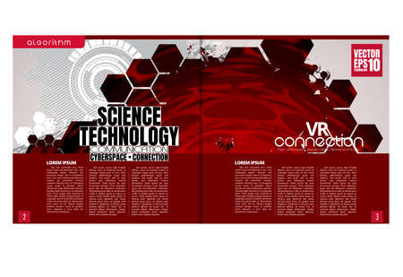 Abstract technology concept background ready for presentation or posterのイラスト素材