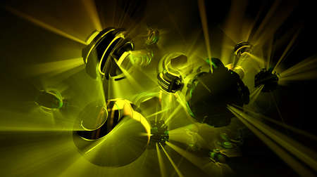 3D rendering of abstract technology concept background