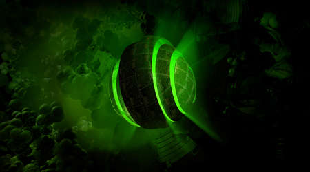 3D rendering of abstract technology concept background