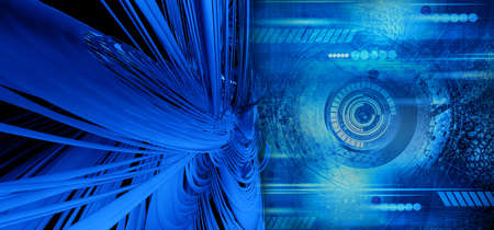 Abstract technology concept background ready for presentation or poster
