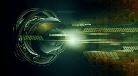 Abstract technology concept background ready for presentation or posterの写真素材