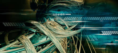 Abstract technology concept background ready for presentation or poster