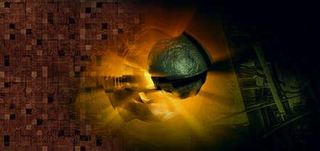 Abstract technology concept background ready for presentation or poster