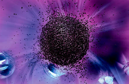 3D rendering of abstract technology concept background