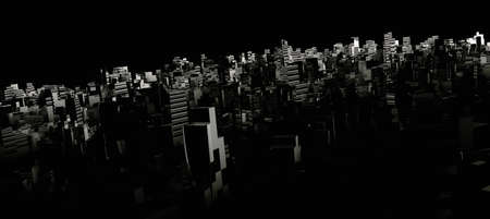 3D rendering of abstract technology concept background