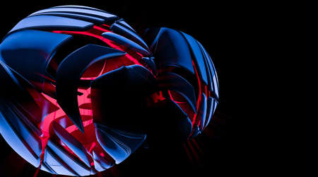 3d illustartion futuristic technology style. Technology background for banner or poster.の写真素材