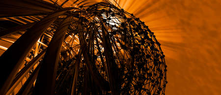 3d illustartion of science technology concept. Communication network