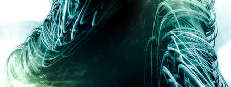 3d illustartion of abstract technology speed concept