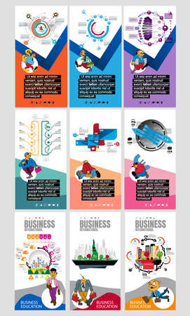 Business infographic vector design template. Can be used for workflow layout, diagram, annual report, web design. Business concept with 4 options, steps or processes.の写真素材