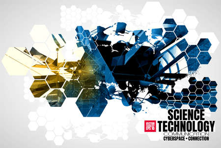 Futuristic technology style. Elegant tech background banners or presentations, vectorのイラスト素材