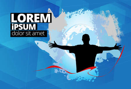 Music event concept for internet banners, social media banners, headers of websites, vector illustrationのイラスト素材