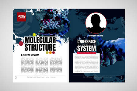 E-book application design with abstract technology concept in backgroundの写真素材