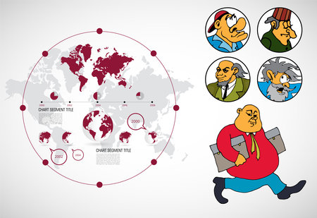 Business infographics. Vector illustration. Can be used for workflow layout, diagram, number options, web design.の写真素材