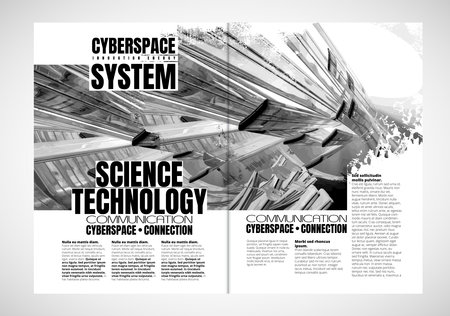 Brochure layout template, Flyer design. Vector illustration.の写真素材