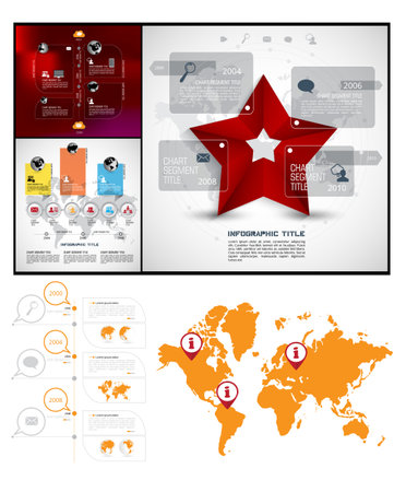 Business magazine, brochure layout easy to editableのイラスト素材