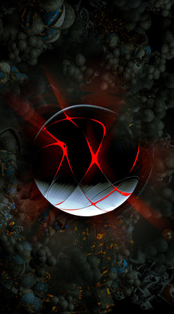 Futuristic technology style. Elegant background for business tech presentations. 3d illustartion