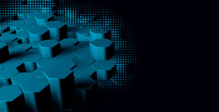 Abstract technical background, Hi-tech communication conceptの写真素材