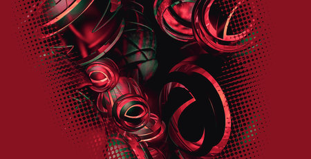 Abstract technical background, Hi-tech communication conceptの写真素材