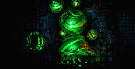Science technology concept. Background ready for website banner or presentation