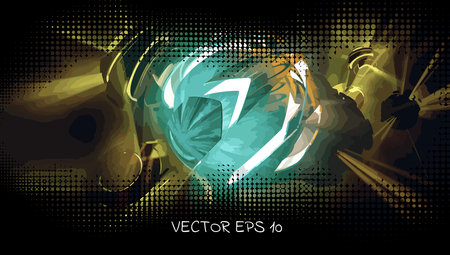 Futuristic technology style. Elegant background for business tech presentationsのイラスト素材