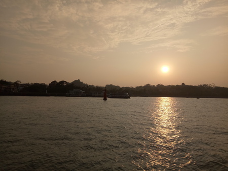 Gulangyu Islet sunsetのeditorial素材