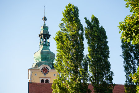 St. Anastazia Church in Samobor, Croatia.のeditorial素材