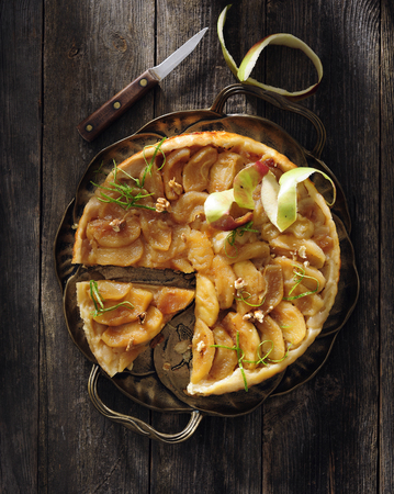 Apple tarte Tatin.の写真素材