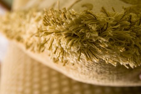 background of brown fringeの写真素材