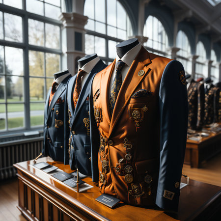 Classic man's clothingの素材